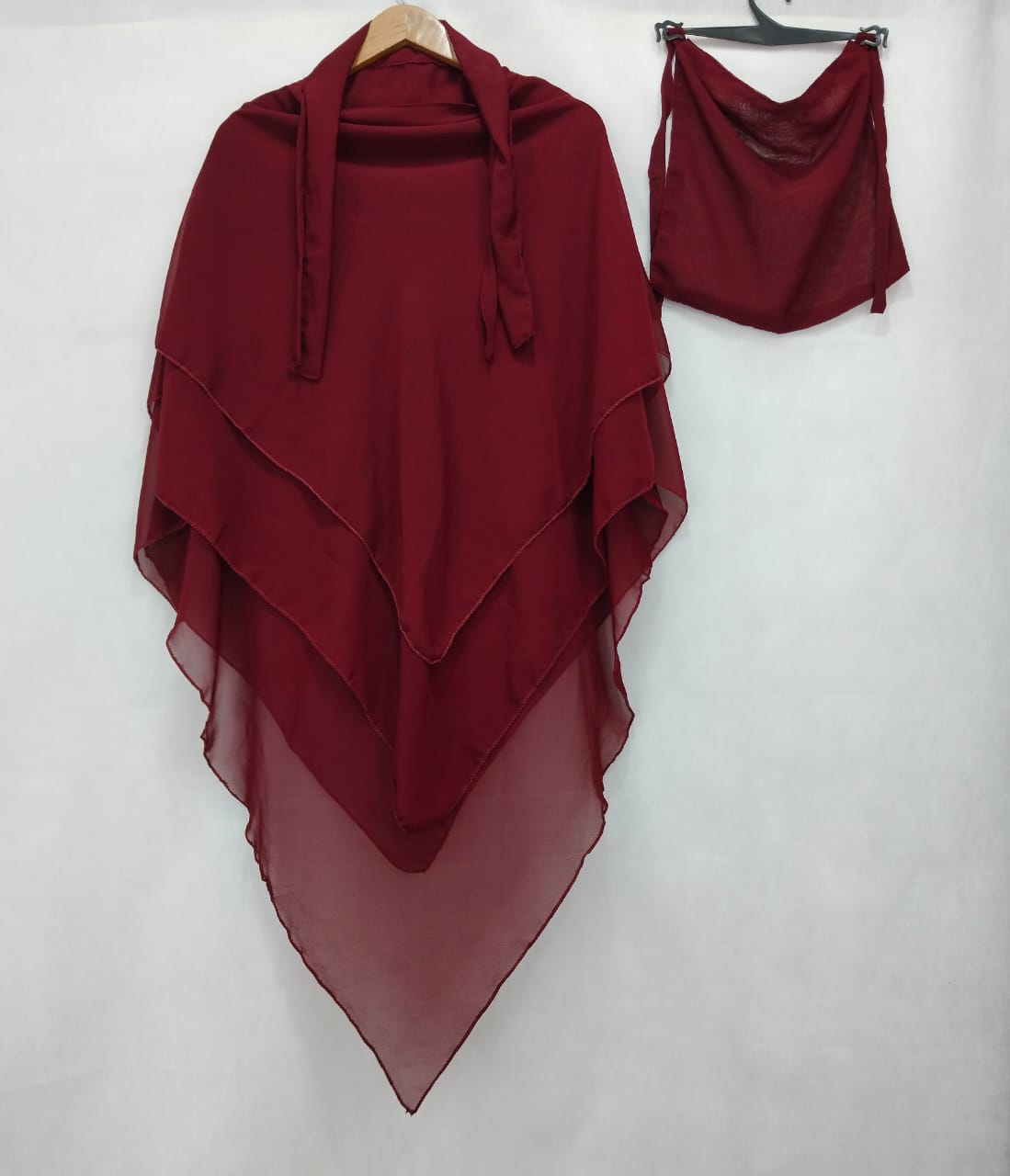 3 Layer Khimar With Nikab