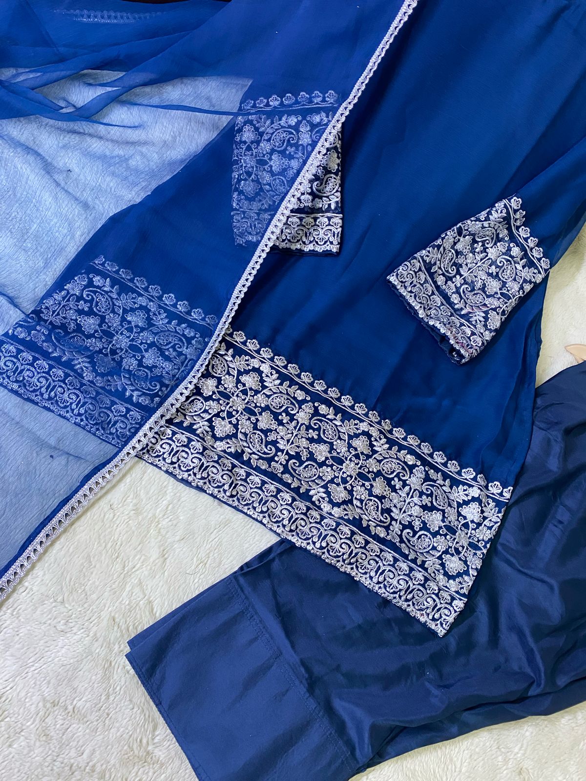 Chiffon Farshi Shalwar