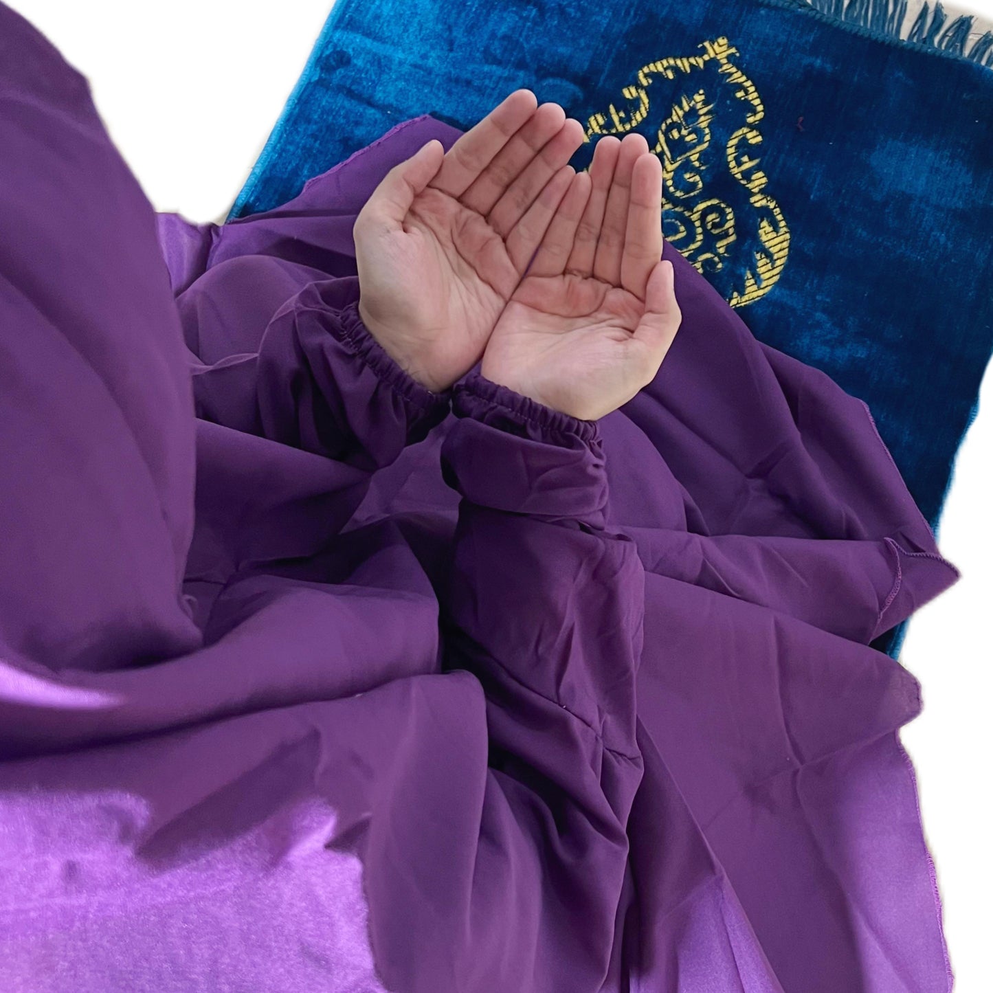 Premium Printed Namaz Khimar – Swiss Lawn