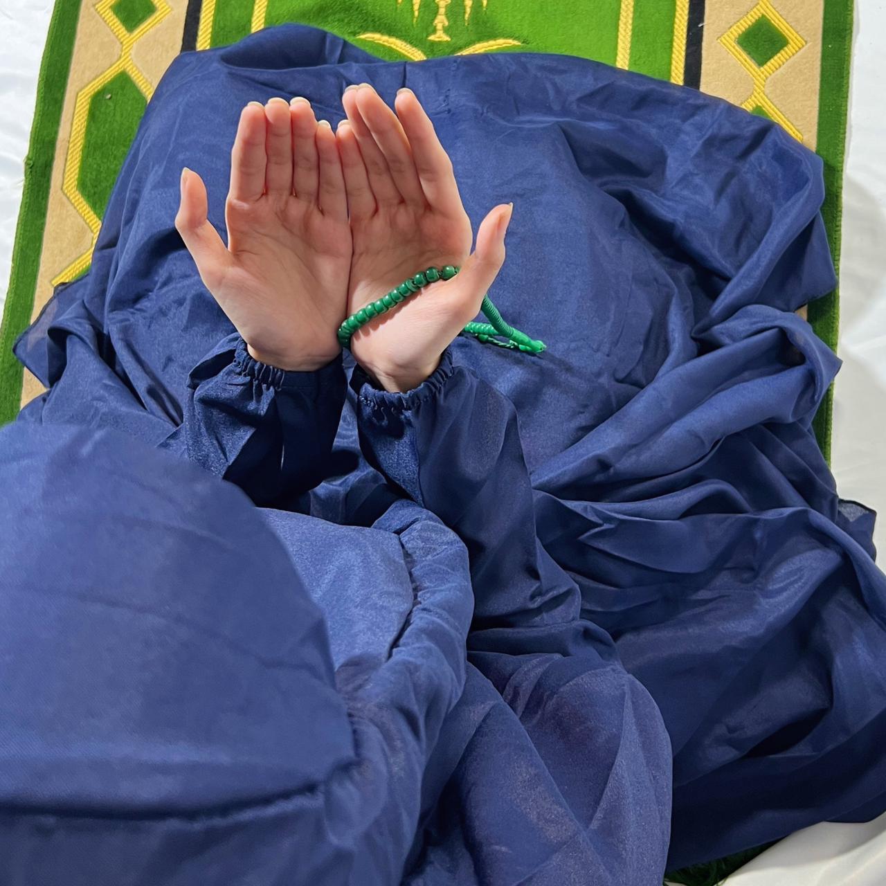 Premium Printed Namaz Khimar – Swiss Lawn