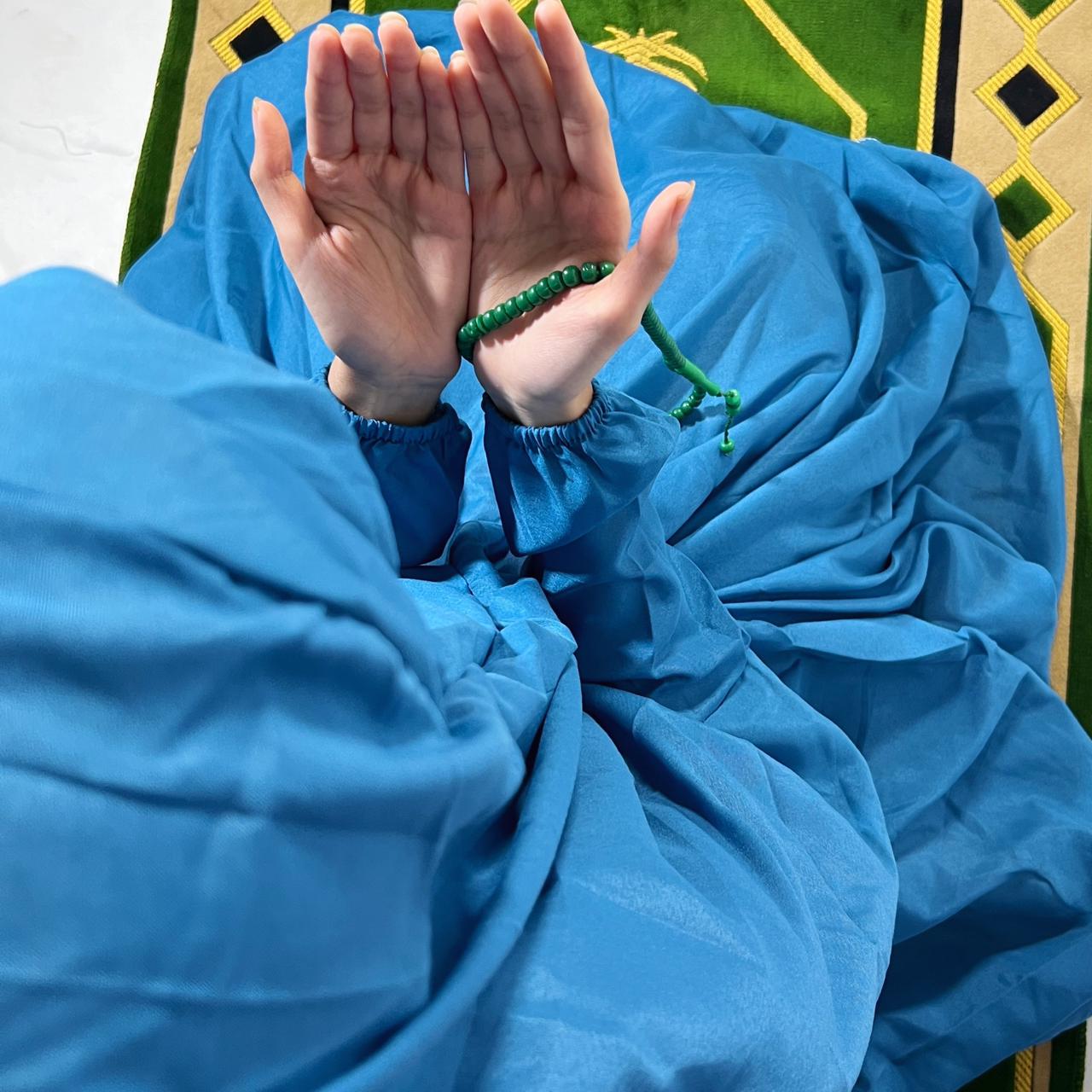 Premium Printed Namaz Khimar – Swiss Lawn
