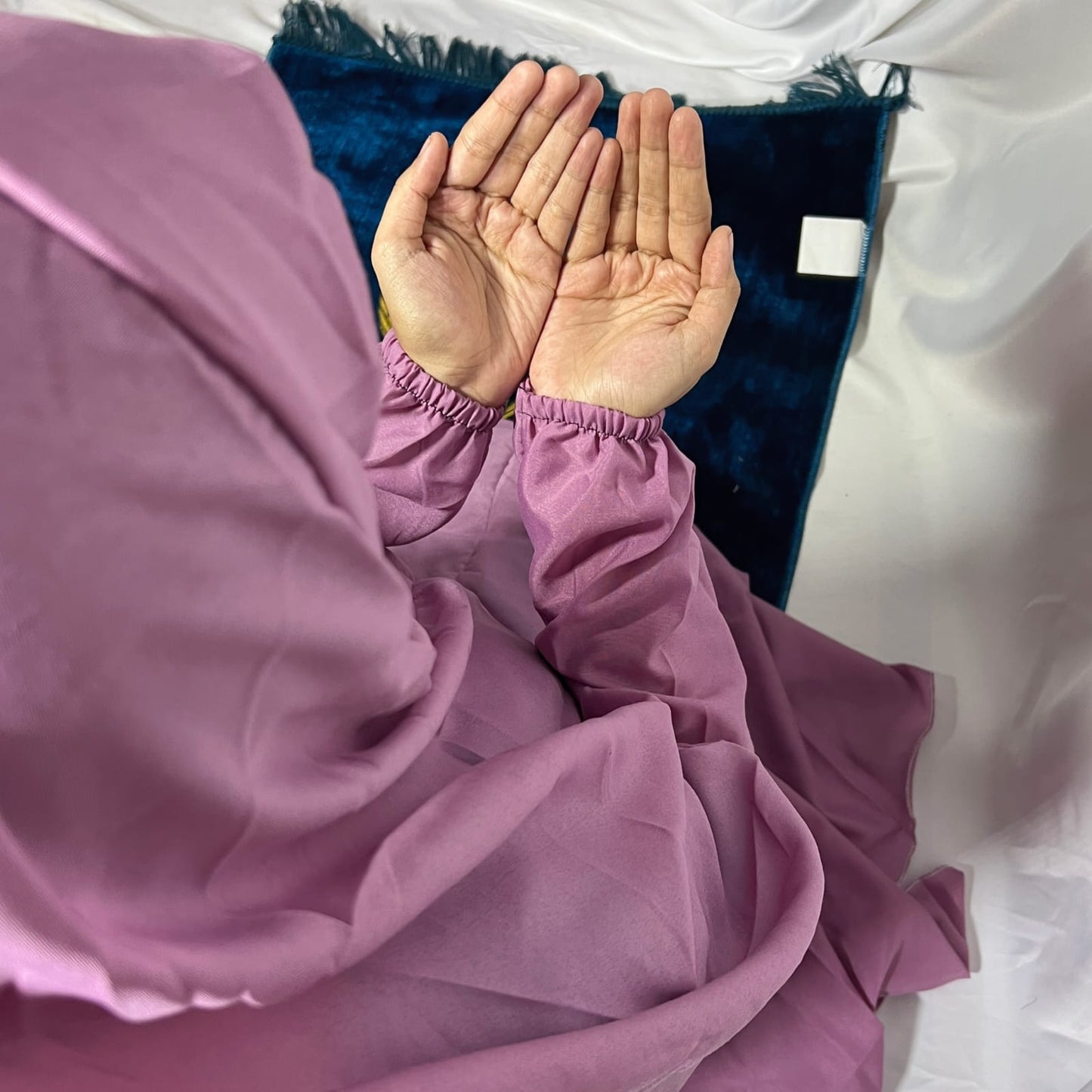 Premium Printed Namaz Khimar – Swiss Lawn