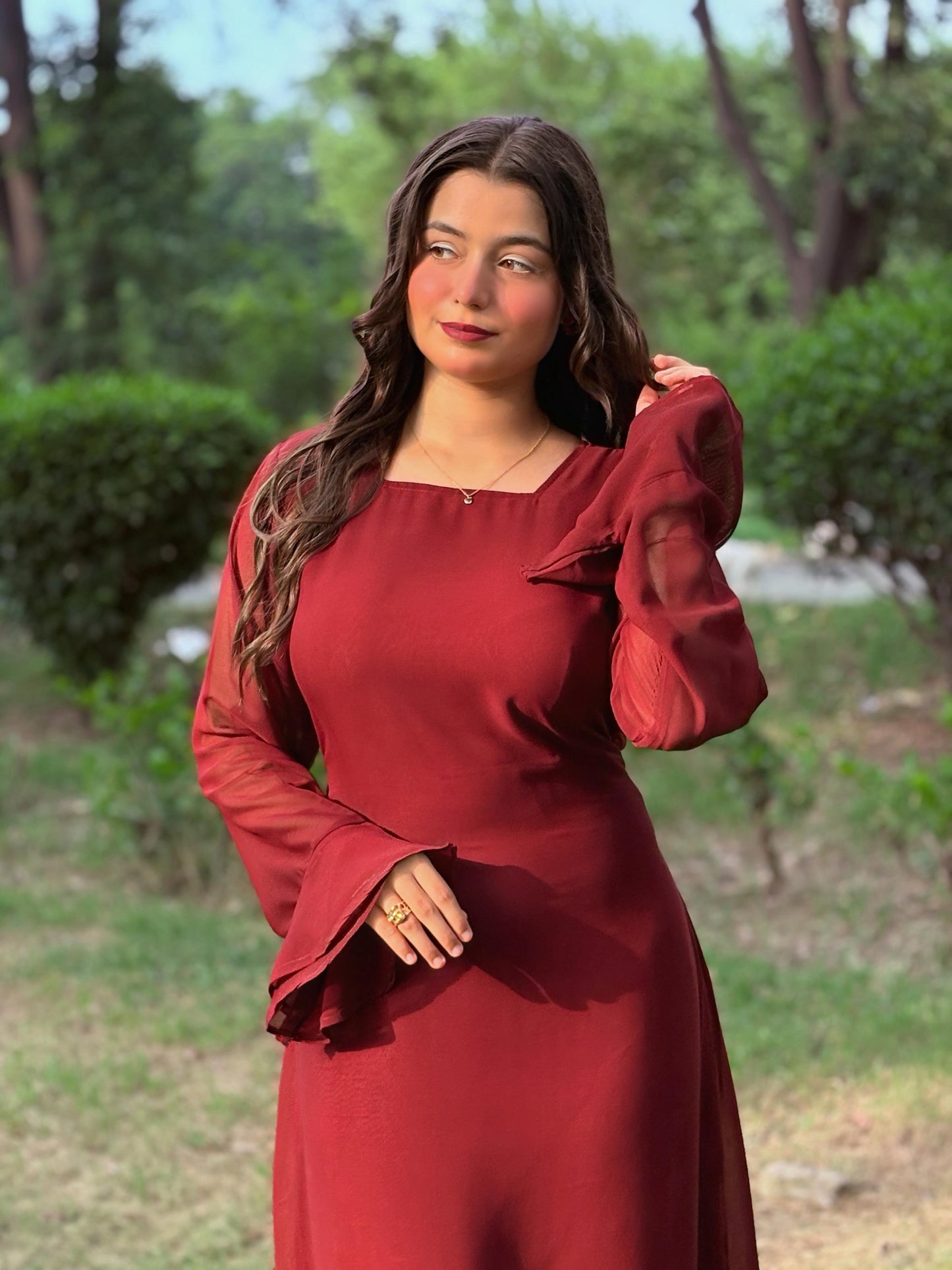 Frill Flora Maxi