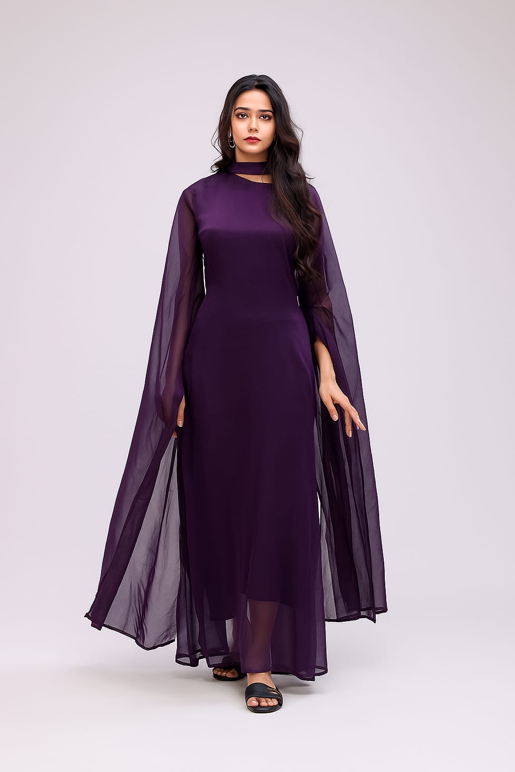 Cut Neck Maxi
