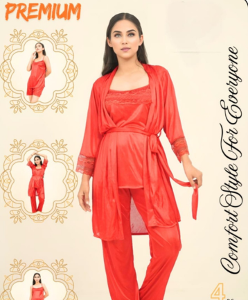 Bridal Night Suit Set