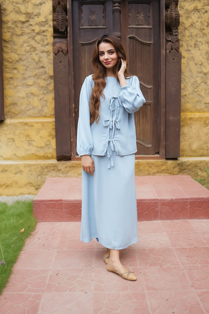 Ribbon Gown Maxi