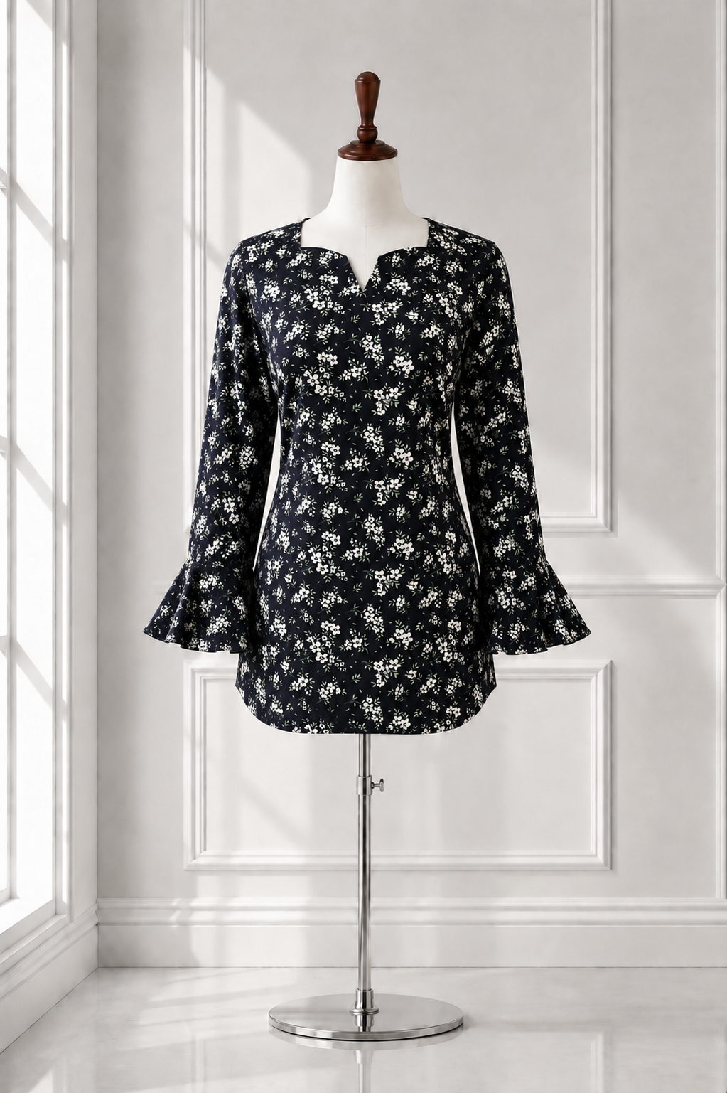 Midnight Bloom Top