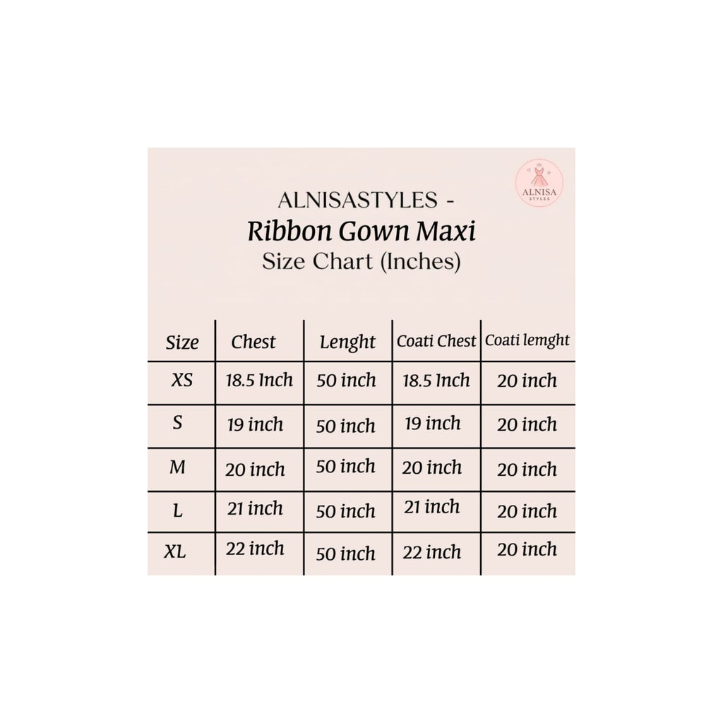 Ribbon Gown Maxi