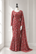 Elegant 2 in 1 Frock Saree