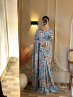 Elegant 2 in 1 Frock Saree