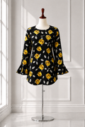 Midnight Bloom Top