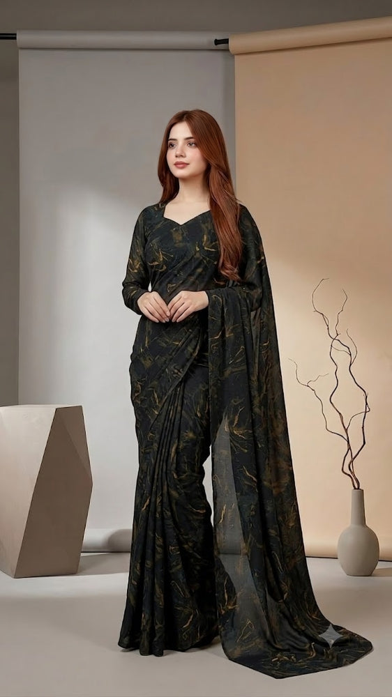 Elegant 2 in 1 Frock Saree