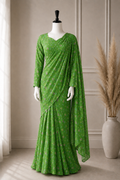 Elegant 2 in 1 Frock Saree