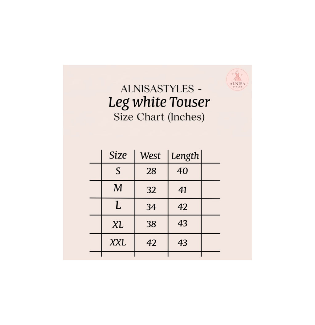 Leg white Touser