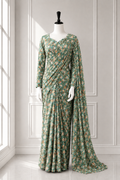 Elegant 2 in 1 Frock Saree