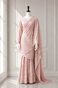 Elegant 2 in 1 Frock Saree