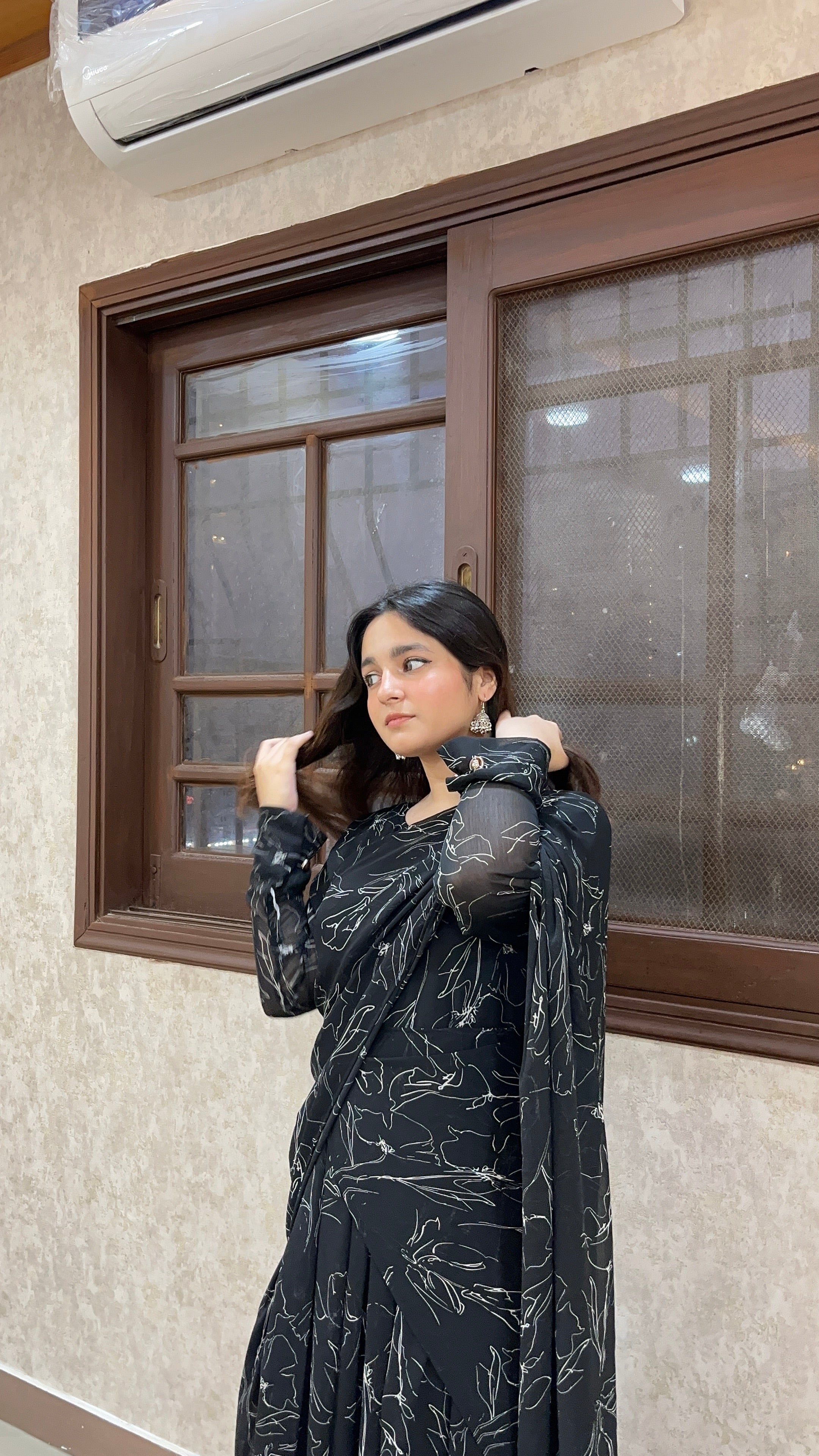 Elegant 2 in 1 Saree