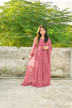 Elegant 2 in 1 Saree