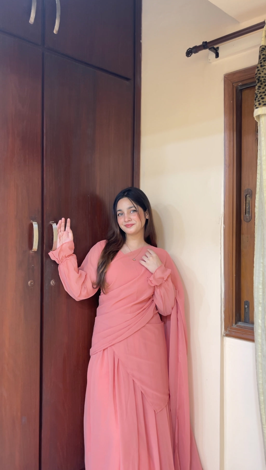 Elegant 2 in 1 Saree