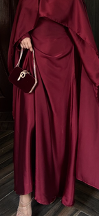 Silk Modest Flora with scarf