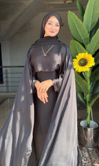 Silk Modest Flora with scarf