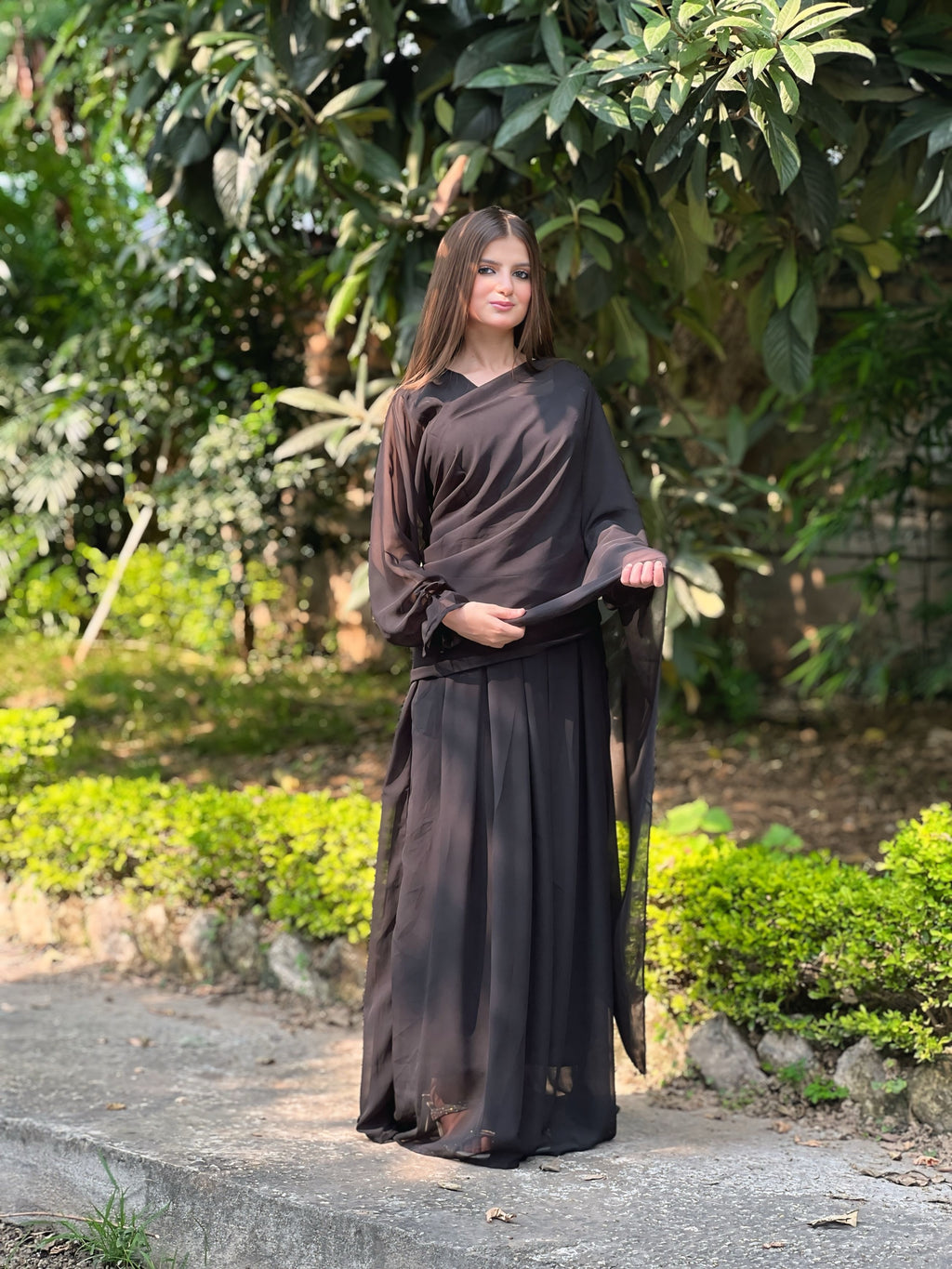 Elegant 2 in 1 Saree