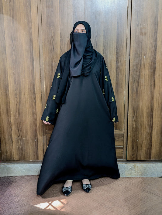 Full Sleeves Embroidered Abaya