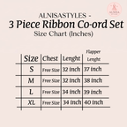 3 Piece Ribbon Co-ord Set
