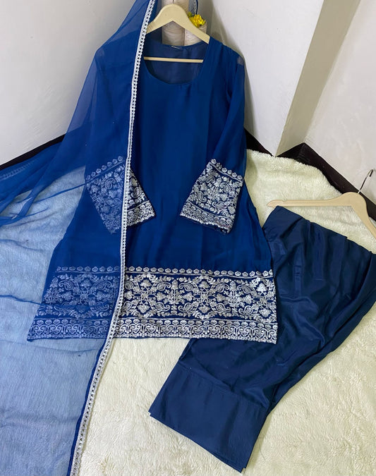 Chiffon Farshi Shalwar