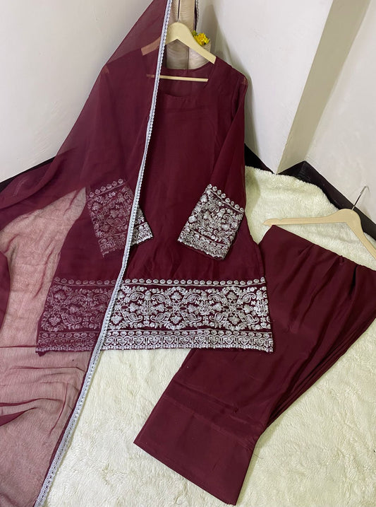 Chiffon Farshi Shalwar