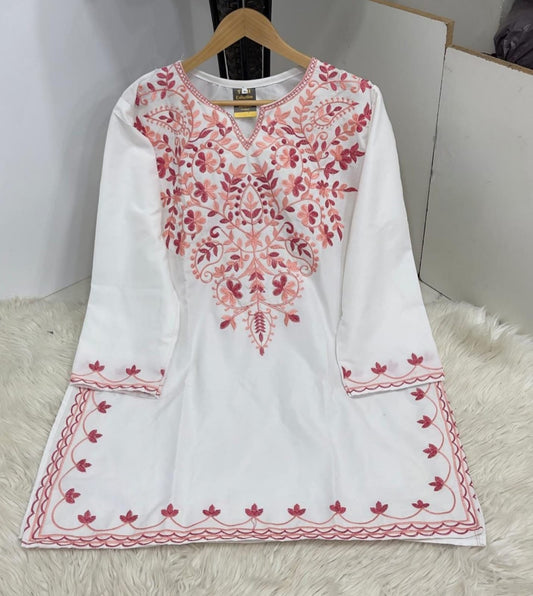 Indian Embroidery Short Kurti