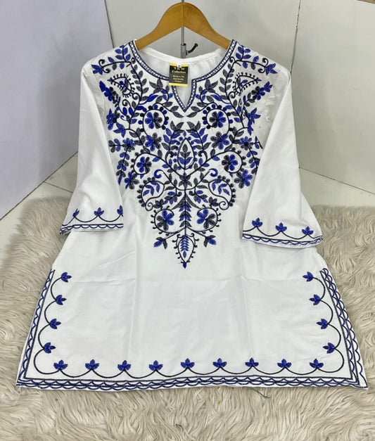 Indian Embroidery Short Kurti