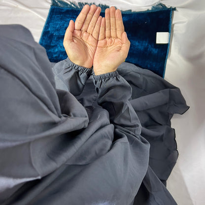 Premium Printed Namaz Khimar – Swiss Lawn
