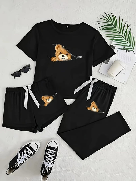 3-Piece Night Suit Set – Comfort Meets Style