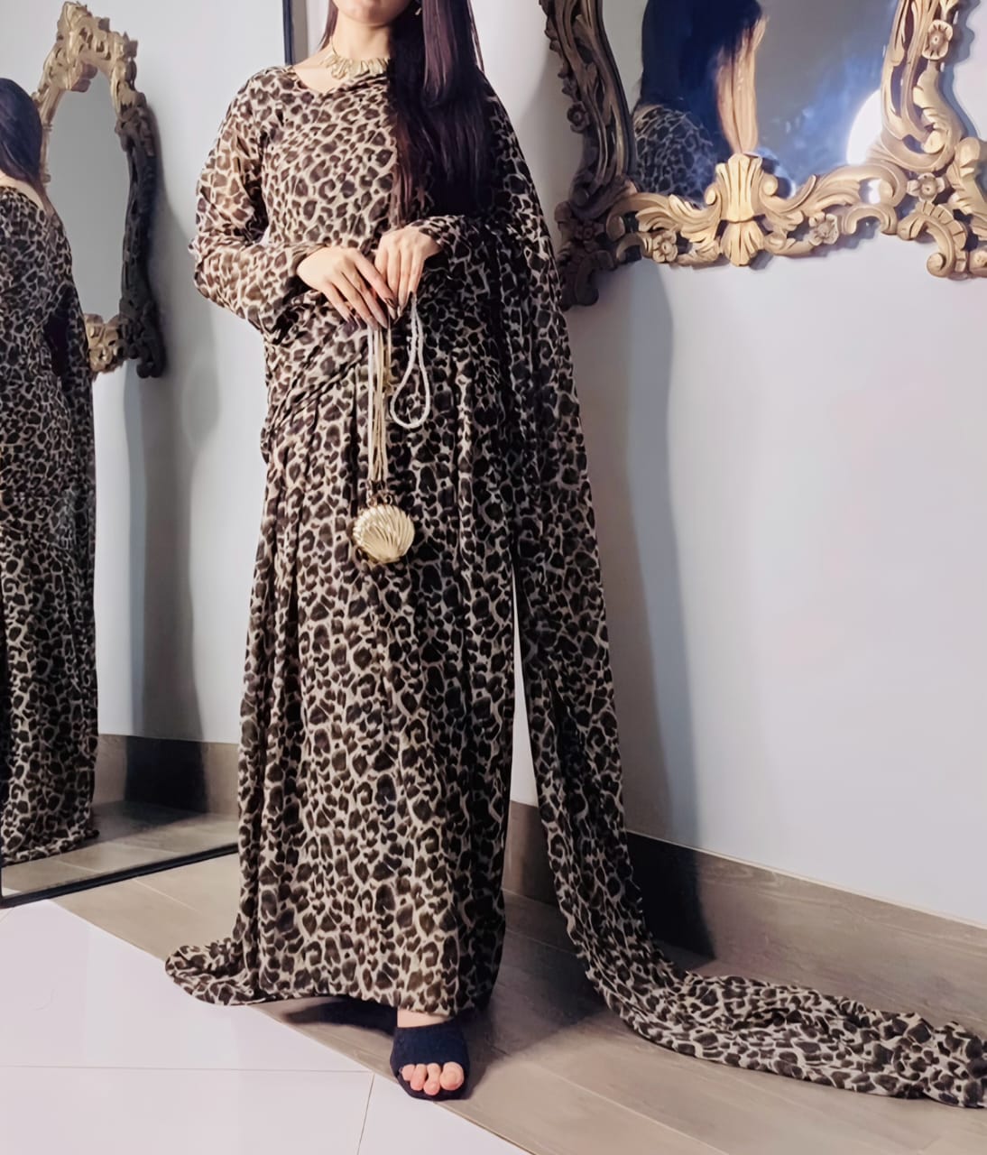 Elegant 2 in 1 Saree