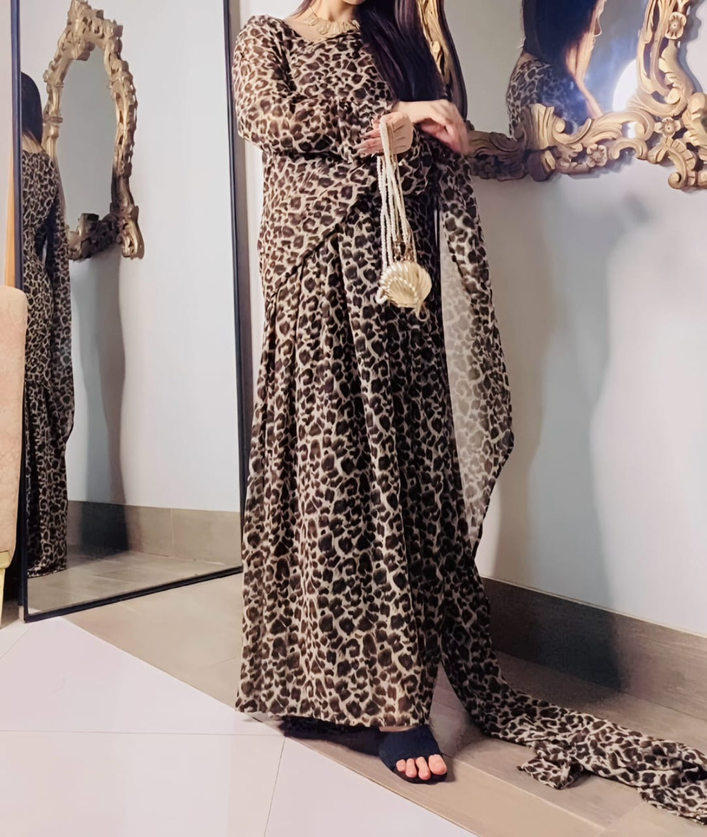 Elegant 2 in 1 Saree