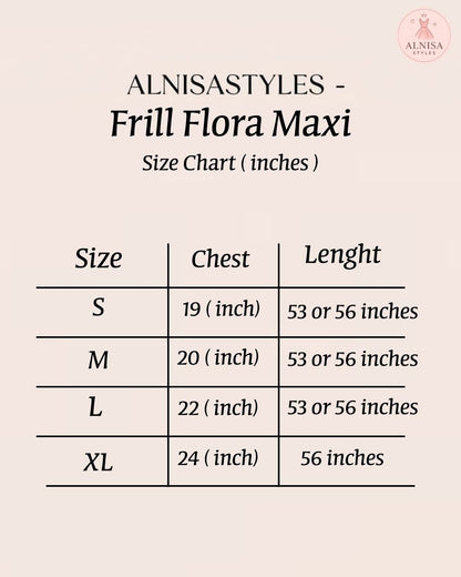 Frill Flora Maxi