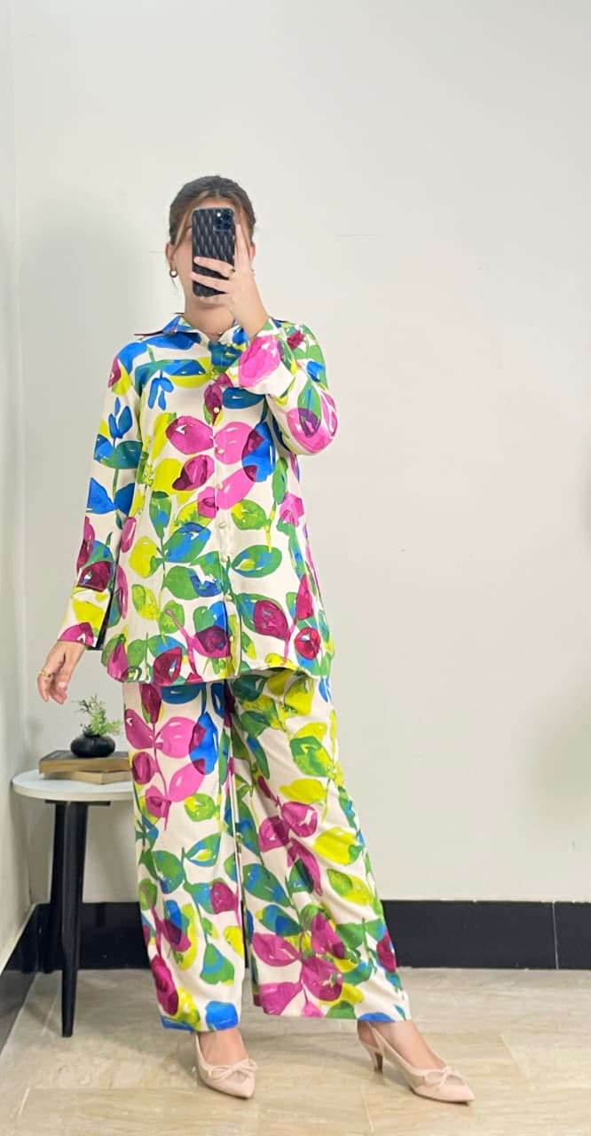 Multi Rainbow Co-ord Set