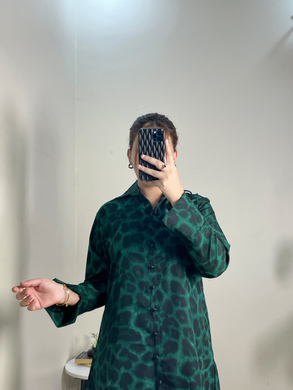 Green Leopard Co-ord Set