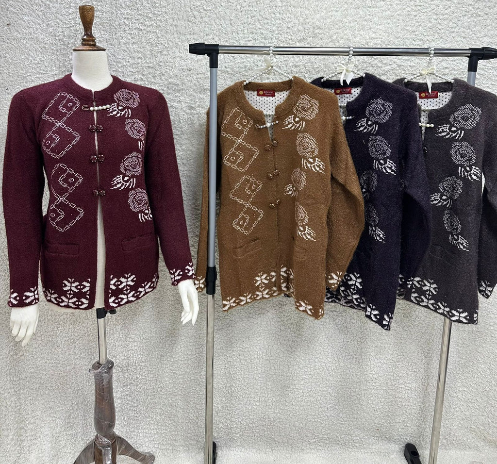 Winter Grace Buttoned