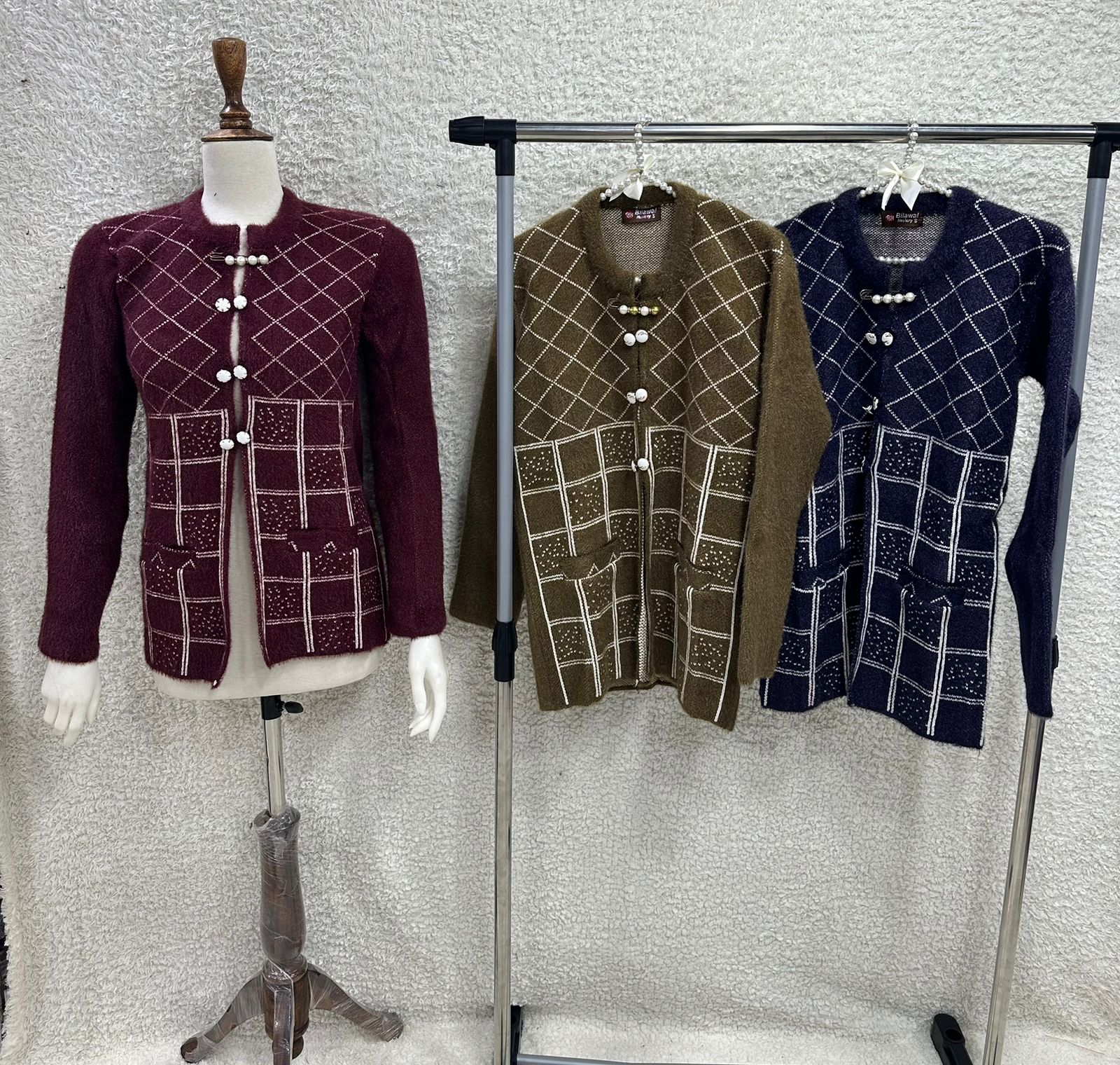 Winter Grace Buttoned