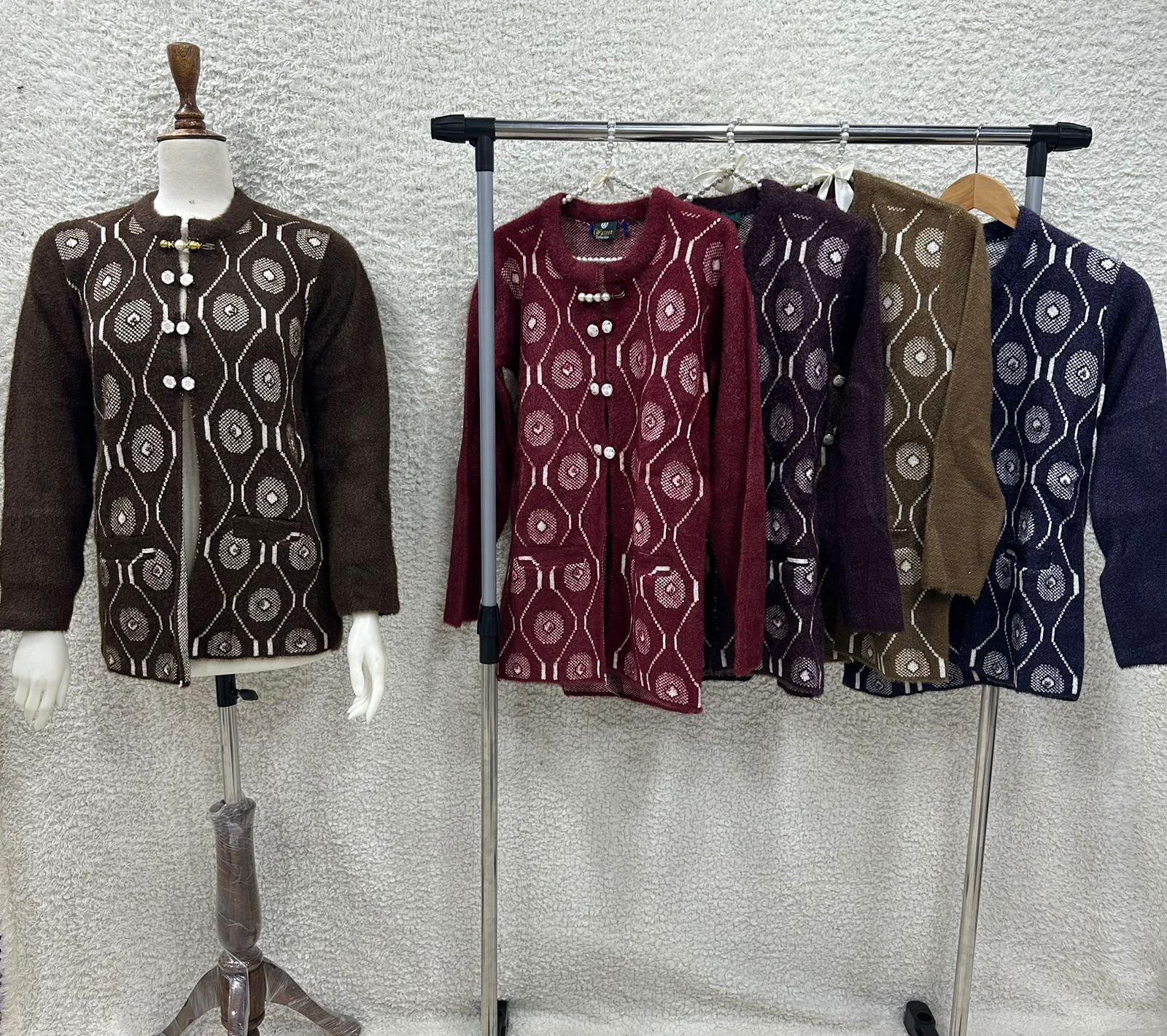 Winter Grace Buttoned