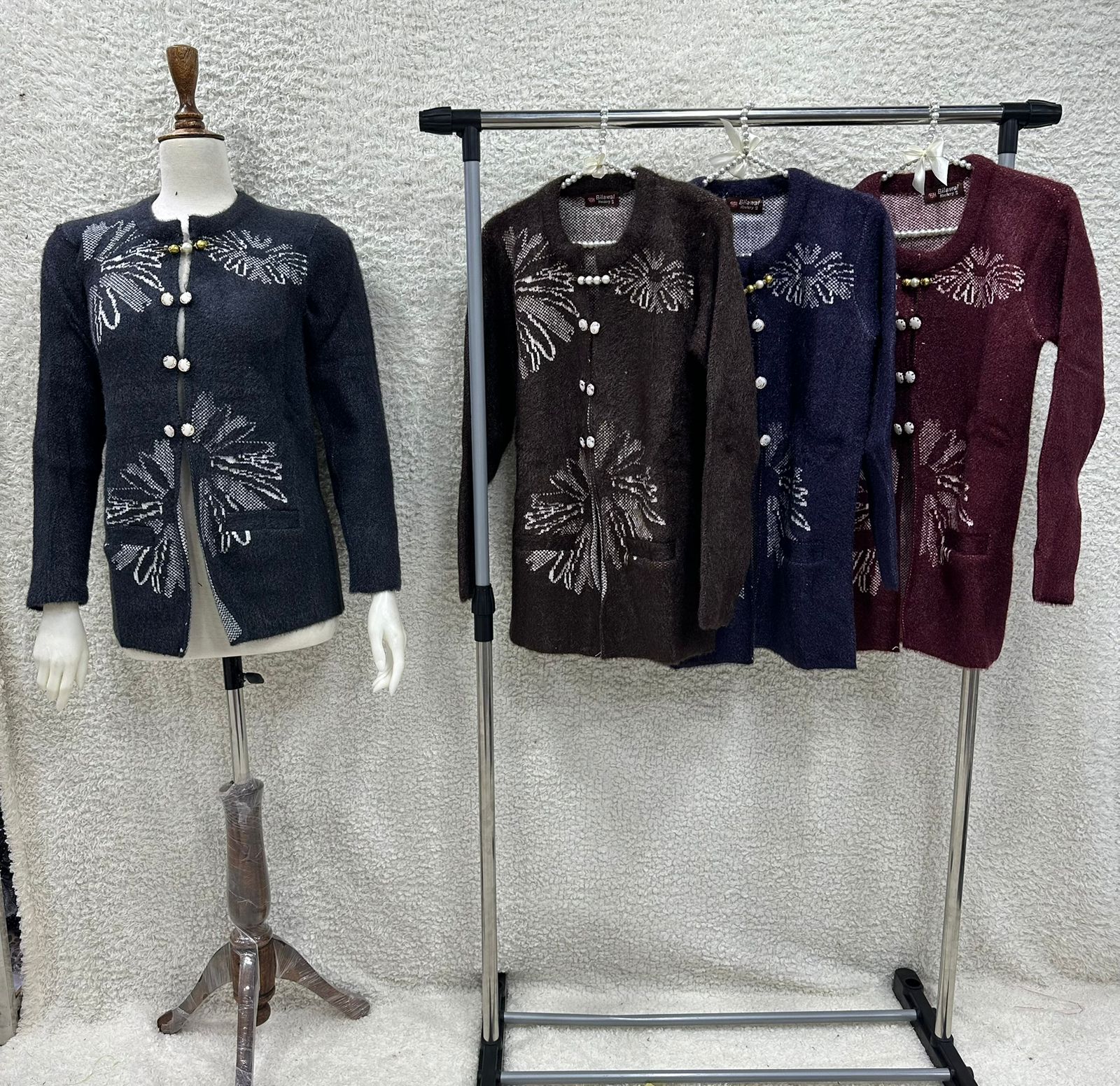 Winter Grace Buttoned