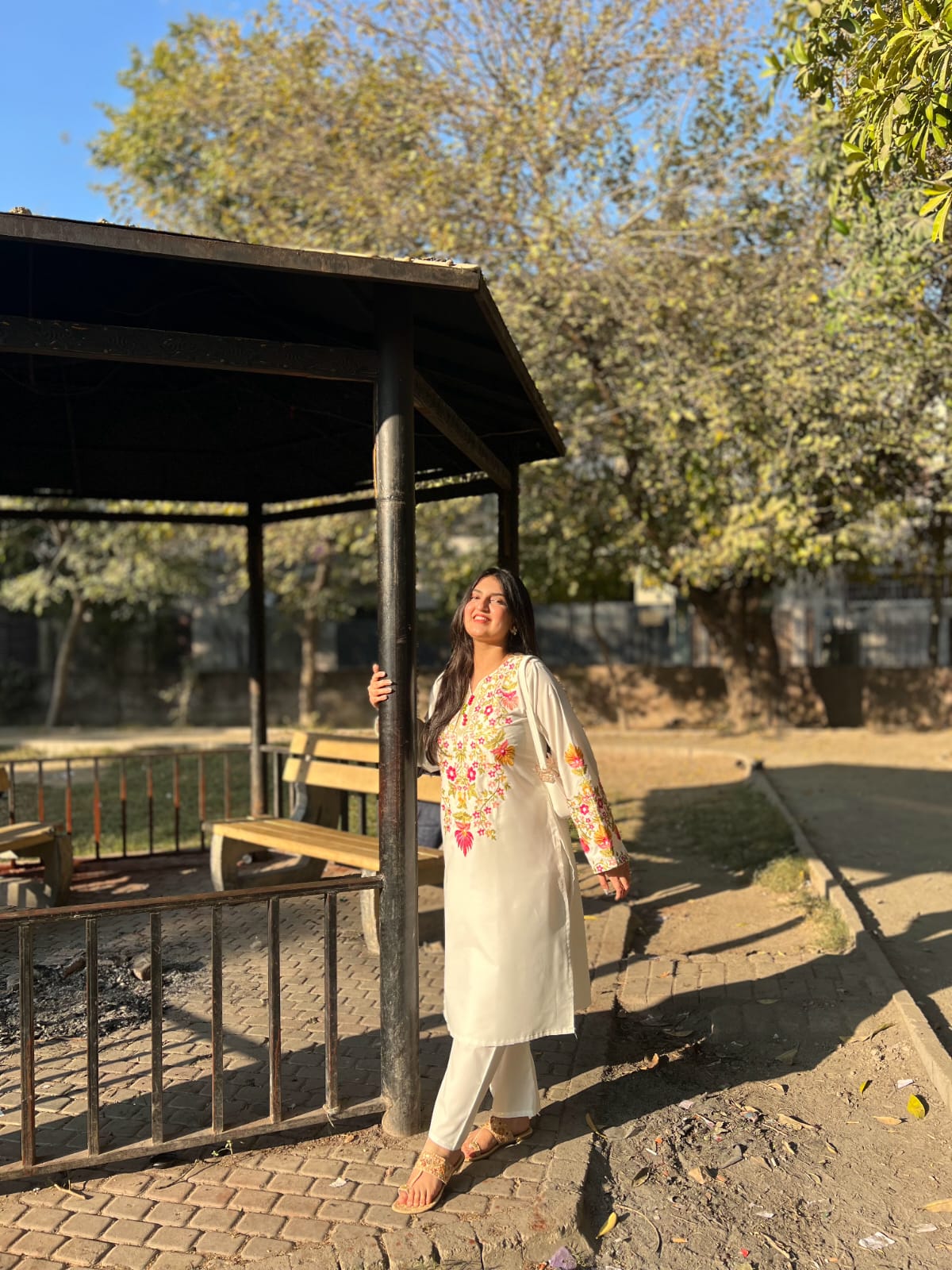 Elara Embroidered Kurta Set