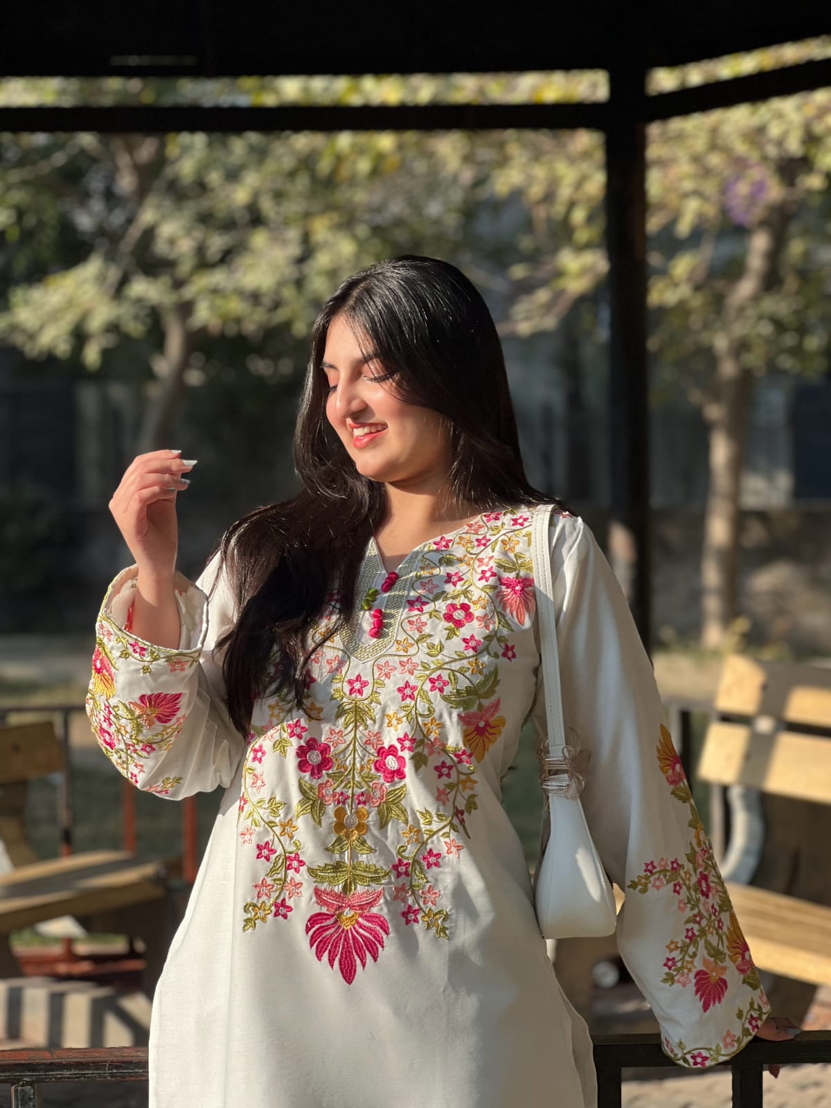 Elara Embroidered Kurta Set