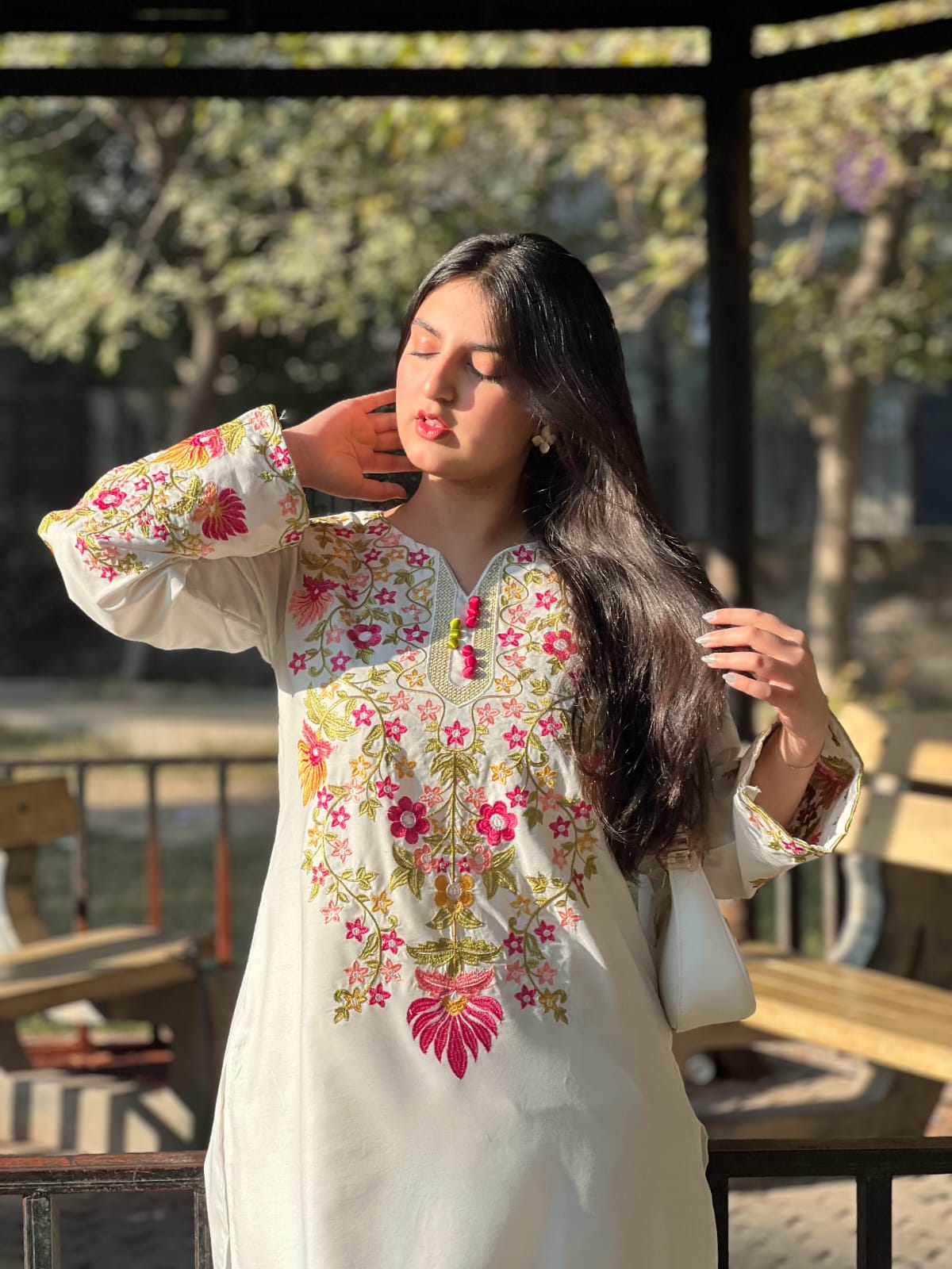 Elara Embroidered Kurta Set