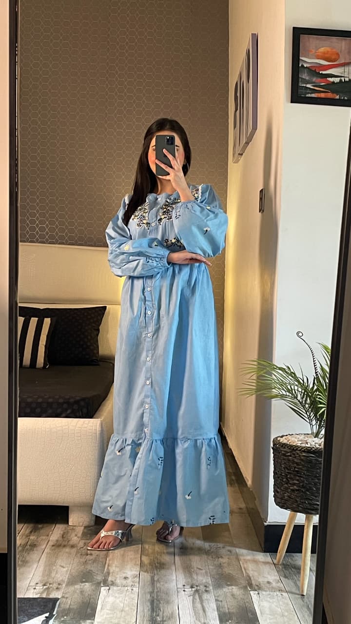 Sofia Embroidered Maxi