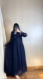 Noor-e-Shab Embroidered 3 Piece Frock