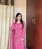 Elegant 2 in 1 Frock Saree