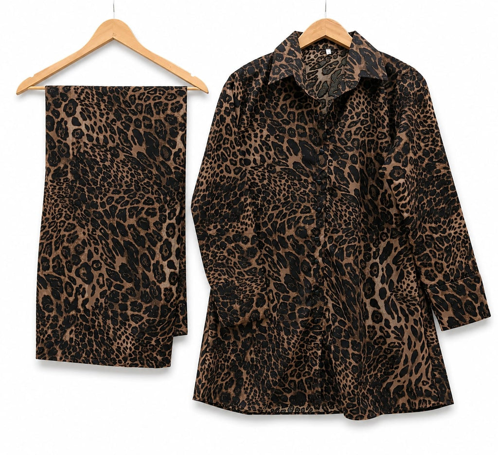 Leopard Printed Co-ord Set